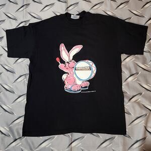Vintage 1991 Energizer Bunny T-shirt Double Sided Fits L